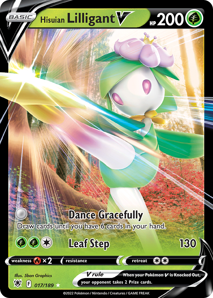 Astral Radiance Hisuian Lilligant V #17/189